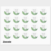 Wild Tropical Dank je Baby shower voor de Sticker (Vel)