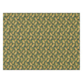 Wild Tropical Safari Leopard Oerwoud Palms Tafelkleed (Voorkant (Horizontaal))