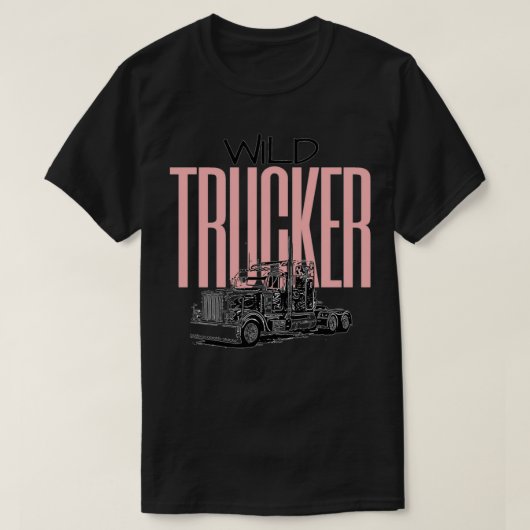 Wild trucker t-shirt (Design voorkant)