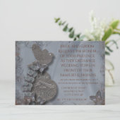 Wild Tundora bruiloft uitnodiging (Staand voorkant)