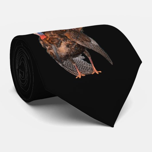 Wild Turkey (Alabama, Massachusetts, Oklahoma) Stropdas (Opgerold)