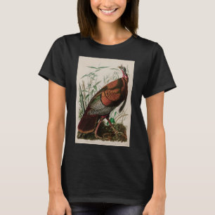 Wild Turkey Birds of America Audubon Print T-Shirt