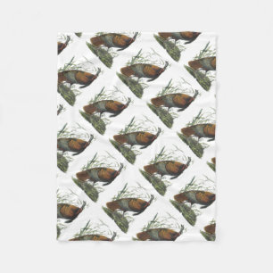 Wild Turkey door Audubon Fleece Deken