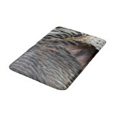 Wild Turkey Feathers I Abstract Natuur Design Badmat (Gekanteld)