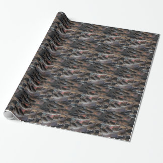 Wild Turkey Feathers I Abstract Natuur Design Cadeaupapier