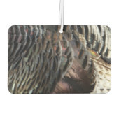 Wild Turkey Feathers I Abstract Natuur Design Luchtverfrisser (Achterkant)