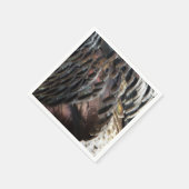 Wild Turkey Feathers I Abstract Natuur Design Servetten (Hoek)