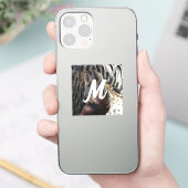 Wild Turkey Feathers I Abstract Natuur Design Sticker (Telefoon)