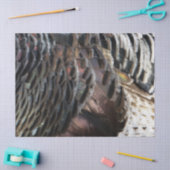 Wild Turkey Feathers I Abstract Natuur Design Tissuepapier (Craft)