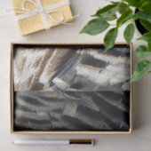Wild Turkey Feathers I Abstract Natuur Design Tissuepapier (Geschenk)