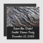 Wild Turkey Feathers II Abstract Natuur Design (Voorkant / Achterkant)