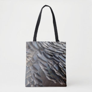 Wild Turkey Feathers II Abstract Natuur Design Draagtas