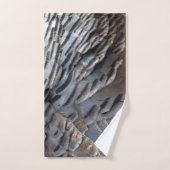 Wild Turkey Feathers II Abstract Natuur Design Handdoek (Handdoek)
