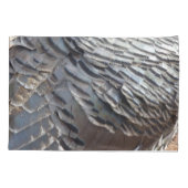 Wild Turkey Feathers II Abstract Natuur Design Kussensloop (Achterkant)