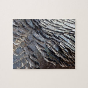Wild Turkey Feathers II Abstract Natuur Design Legpuzzel