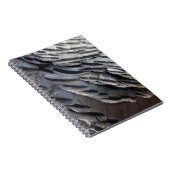 Wild Turkey Feathers II Abstract Natuur Design Notitieboek (Rechterzijde)