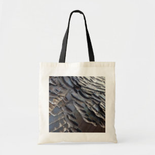 Wild Turkey Feathers II Abstract Natuur Design Tote Bag