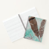 Wild Turkey Feathers Notitieboek (Binnen)