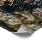 Wild Turkey Hunting Quotes and Camo Poster (Hoek)