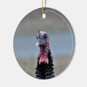 Wild Turkey Keramisch Ornament (Links)