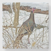 Wild Turkey Stone Onderzetter (Voorkant)