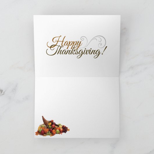 Wild Turkey Thanksgiving Feestdagen Kaart (Binnen)