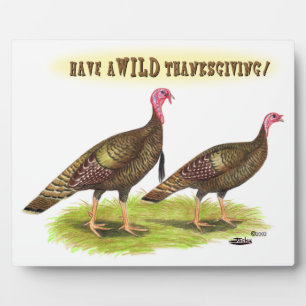 Wild Turkey Thanksgiving Fotoplaat