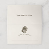 Wild Turkey | Thanksgiving Gepersonaliseerd kaart (Buitenkant ongevouwen)