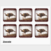 Wild Turkey Vegetarian Sticker (Vel)