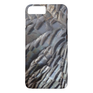 Wild Turkey-veren II Abstracte Natuurontwerp iPhone 8 Plus / 7 Plus Hoesje