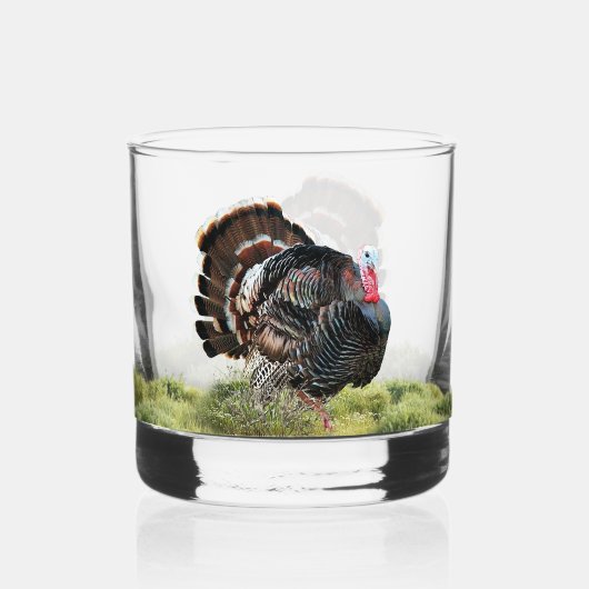Wild turkey whisky glas (Voorkant)