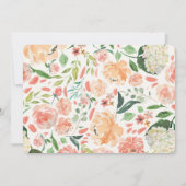 Wild un 1er anniversaire photo invitation cerf ren (Dos)