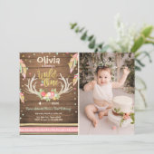 Wild Une invitation anniversaire Premier anniversa (Debout devant)