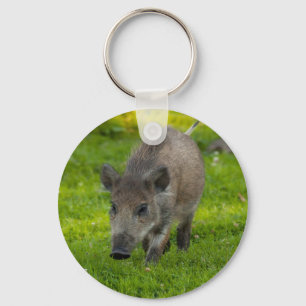 wild varken zoeken naar liefde sleutelhanger