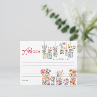 Wild verliefd Wildflower Bruiloft Borrel Advies Informatiekaartje