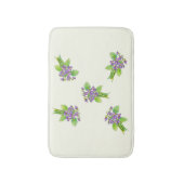 Wild Violets Bath Mat (Voorkant Verticaal)