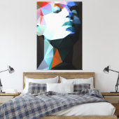 Wild voor de nacht 01. canvas afdruk (Insitu (Slaapkamer))