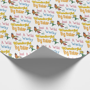 Wild Wacky Wonderful Big Sister Gifts Cadeaupapier
