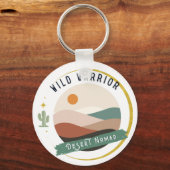 Wild Warrior Desert Nomad Sleutelhanger (Achterkant)