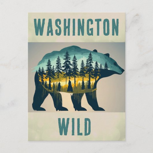  Wild Washington Beer Reizen Briefkaart (Voorkant)