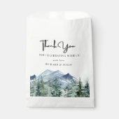 Wild Waterverf bruiloft dank u Bedankzakje (Voorkant)