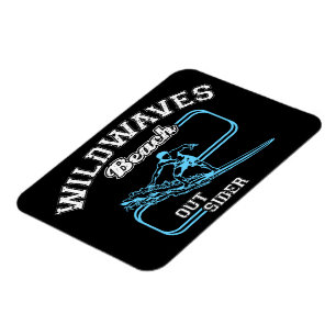  Wild Waves Beach Outsiders Surf Magneet
