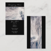 Wild Waves Foto Visitekaartje (Voorkant / Achterkant)