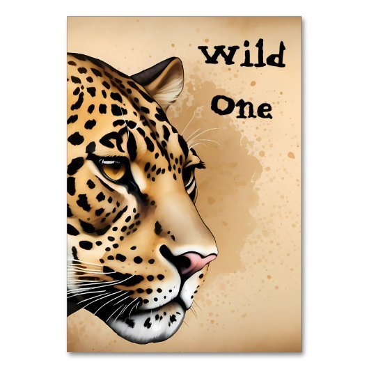 Wild Wedding Invitation Geïnspireerd door Natuur Kaart (Voorkant)