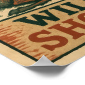 Wild West Animal Showdown Poster (Hoek)