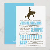 Wild West Baby shower Kaart (Voorkant / Achterkant)