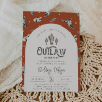 Wild West Baby Shower-uitnodigingen | Cowboy Baby