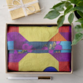 Wild West Bison quilt like design Tissuepapier (Geschenk)