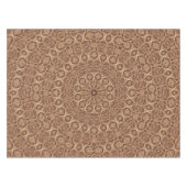 Wild West Brown Rope Kaleidoscoop Tafelkleed (Voorkant (Horizontaal))