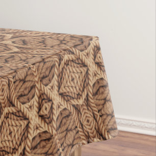 Wild West Brown Rope Kaleidoscoop Tafelkleed